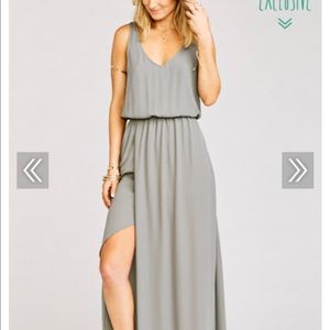 Show Me Your Mumu Dress- Gray